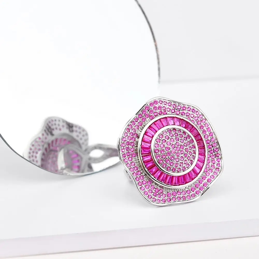 ERLUER Original Women Rings Luxury Zircon Stone for Wedding Engagement Ring Fashion Promotions Jewelry 2019 | Украшения и