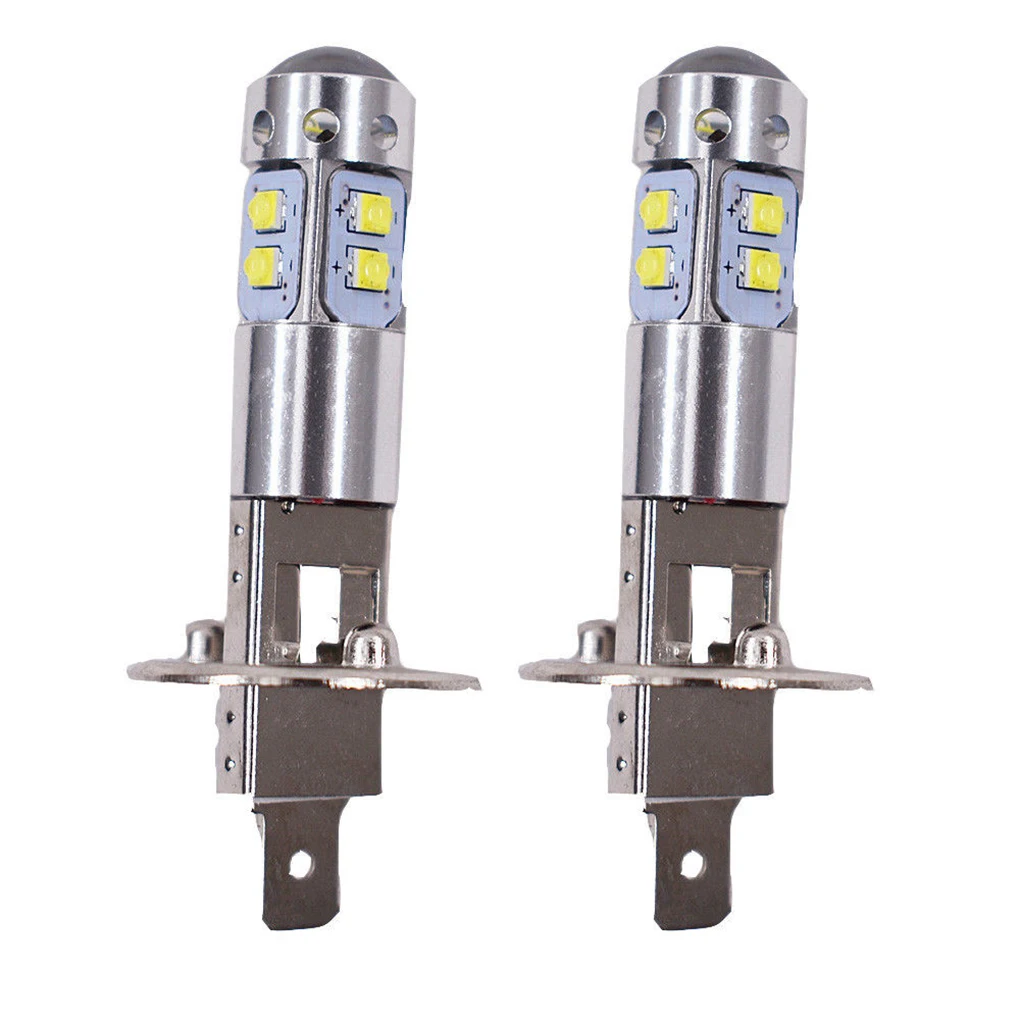 

2PCS Car Headlight Bulbs H1 50W 6000-7500k LED High Power Low Beam Fog Light Bulbs Super Bright Auto Running Bulbs