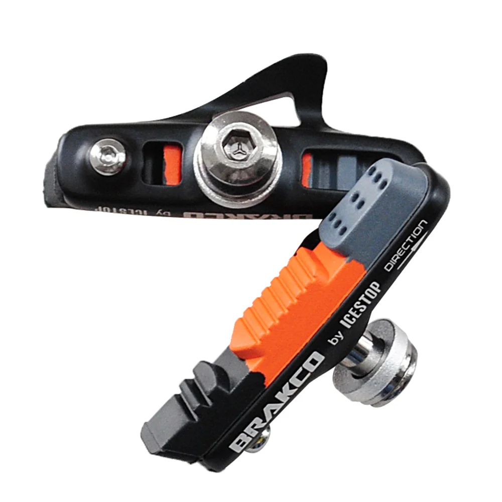 

Moutain Bike Brake All-weather Brake Pads for Road Vehicles, Lightweight C-clamp Brakes, Noiseless Shoes, Anti-lock Brake Shoes