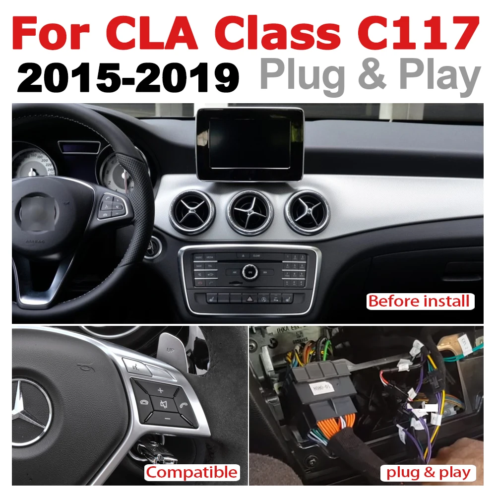 Android 7 0 up Автомобильный мультимедийный плеер для Mercedes Benz CLA Class C117 2015 ~ 2019 NTG WiFi GPS