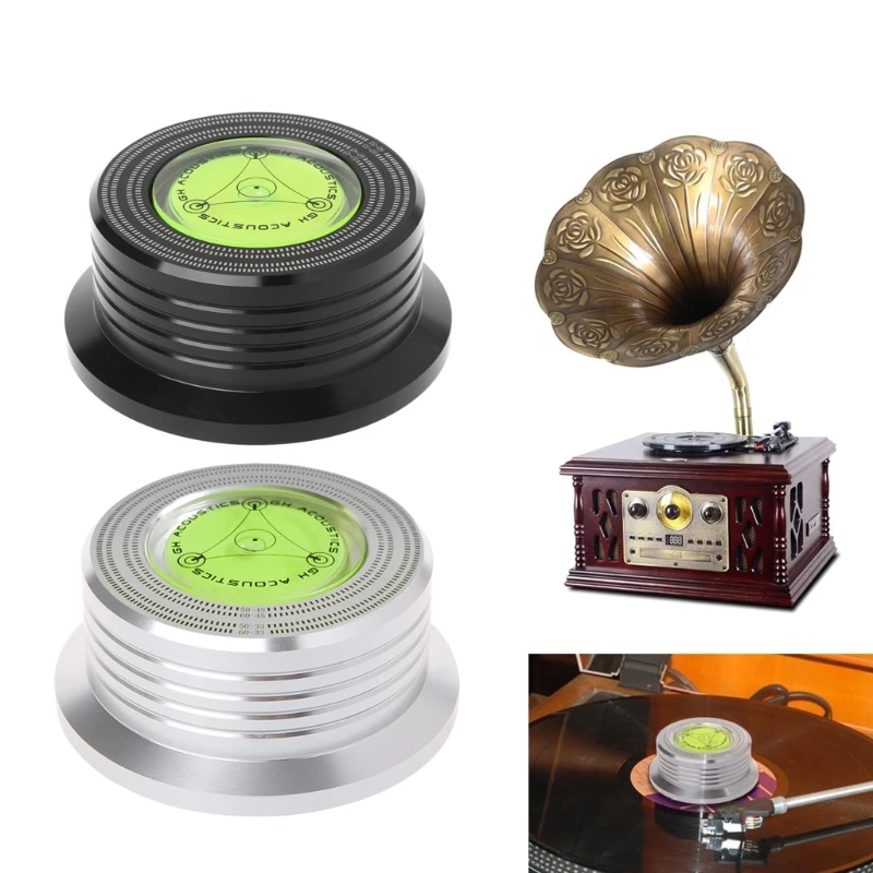 

3 в 1 зажим для записи LP стабилизатор диска вибростол сбалансированный вес HiFi
