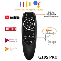 g10s pro air mouse voice control with gyro sensing game 2 4ghz wireless smart remote g10 pro bt for x96 h96 max android tv box