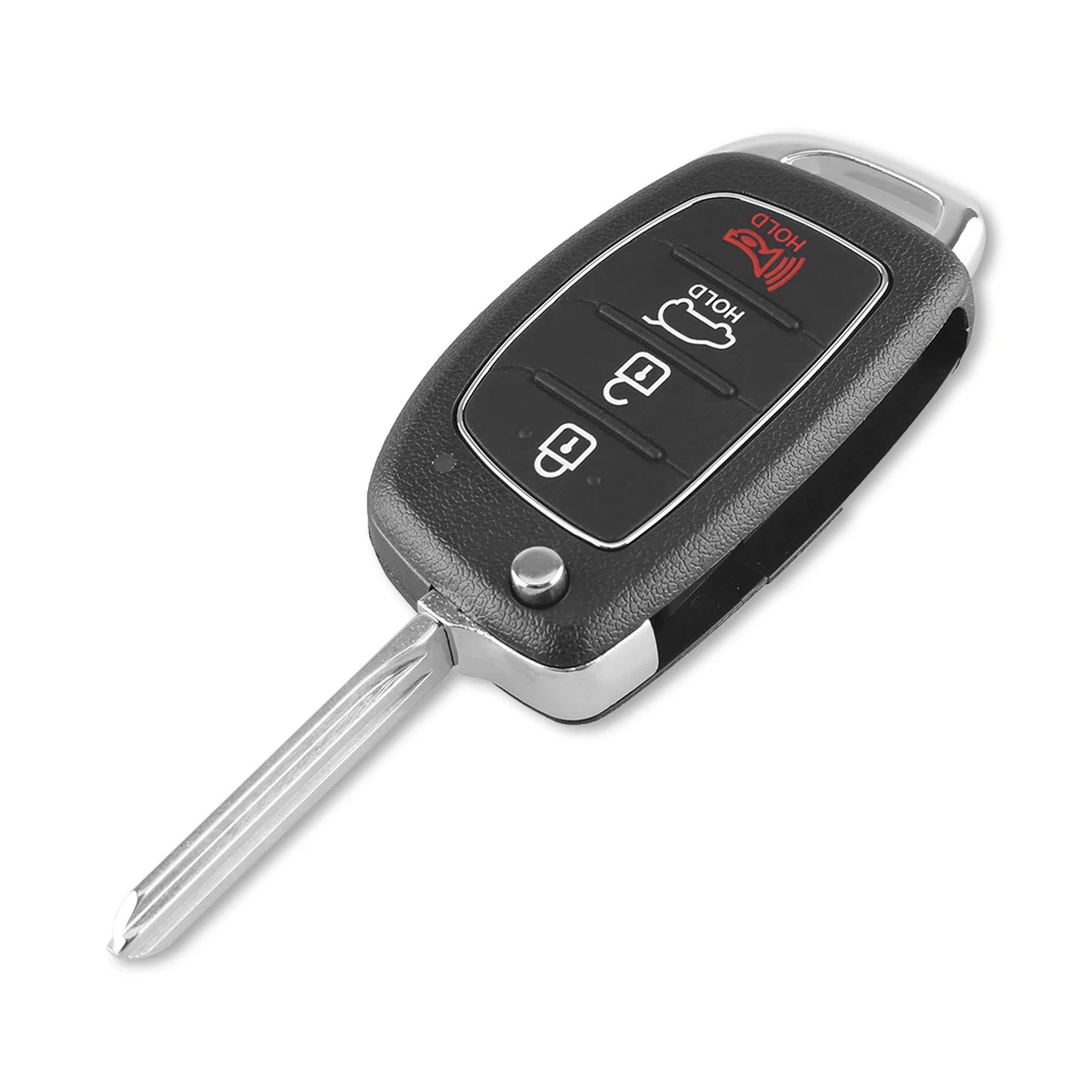KEYYOU Replacement 3/4 Button Flip Remote Key Shell Fob Case HB20 Solaris For Hyundai ELANTRA New Verna IX35 IX45 Fe KIA | Автомобили и