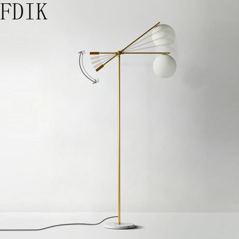 Современная простая Напольная Лампа в скандинавском стиле для украшения дома