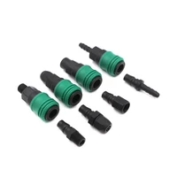 self locking c type pneumatic parts fittings 203040 coupler plastic steel air compressor hose quick connector