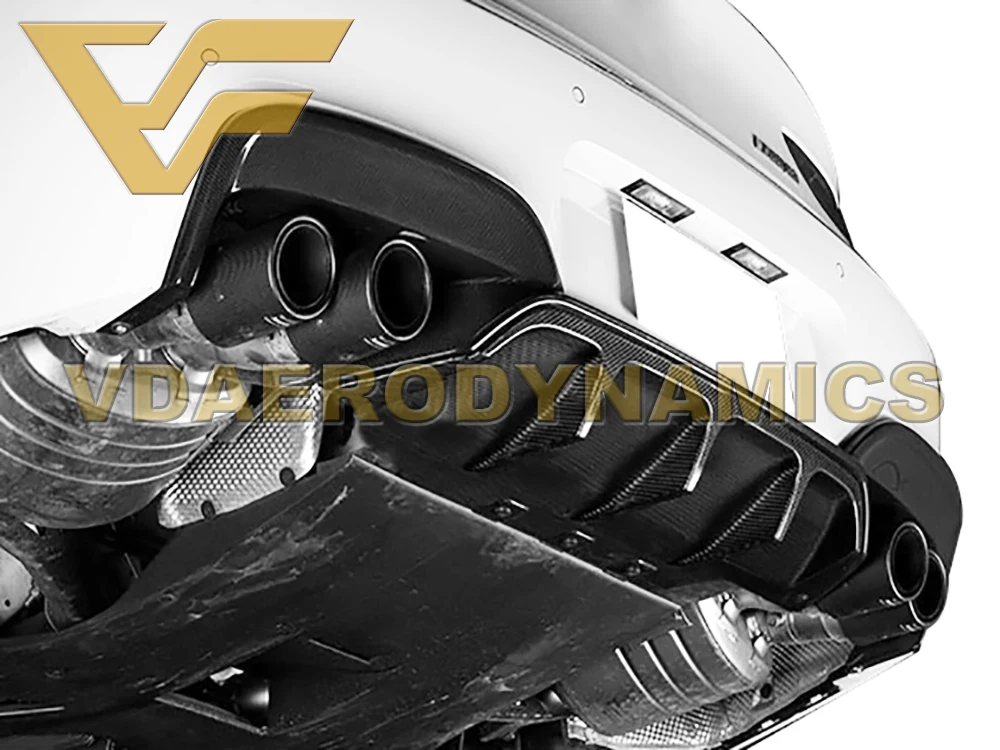 Suitable For 11-16 BMW F06 F12 F13 640i 640d 650i M6 MT VAD-MS Carbon Fiber Rear Lip Diffuser | Автомобили и мотоциклы
