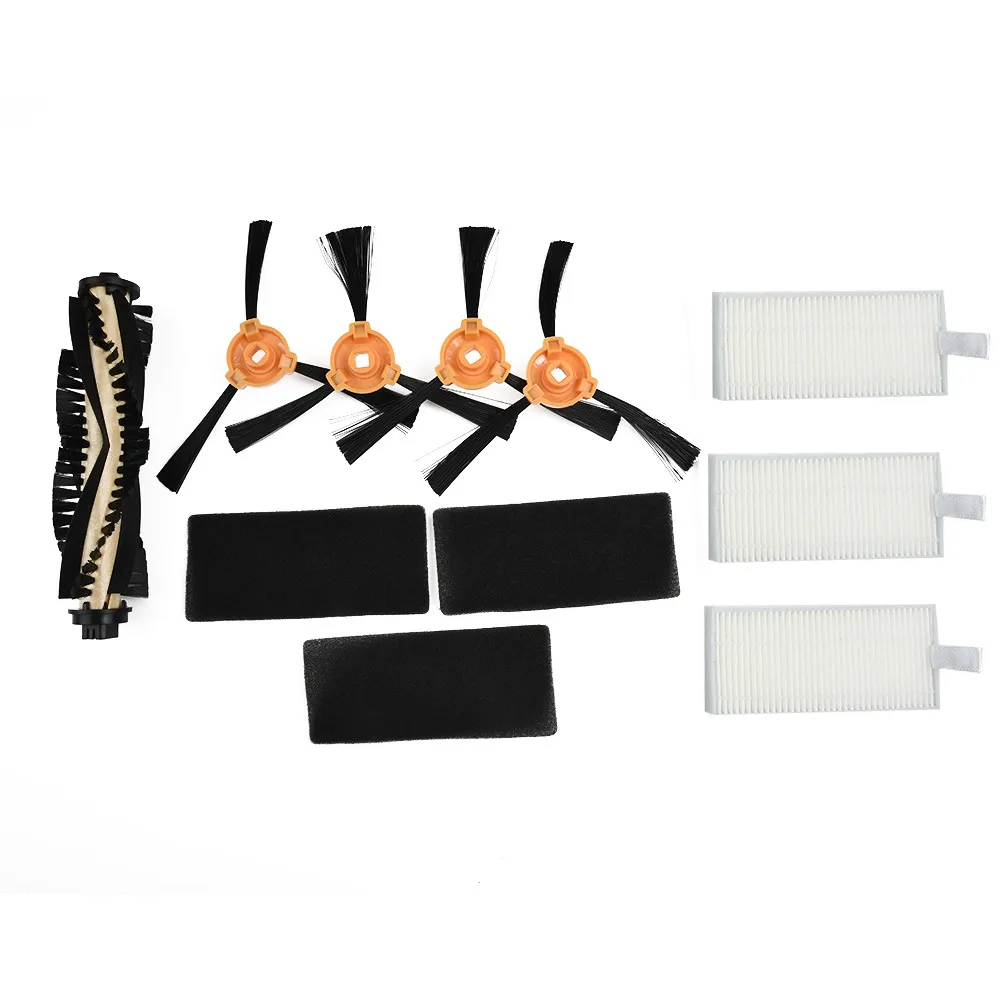 

1PCS Main Brush +3PCS Filter Accessory Kit For ECOVACS DEEBOT N79T Robotic Filter Fine Dust Vacuum Cleaner Parts & Accessories