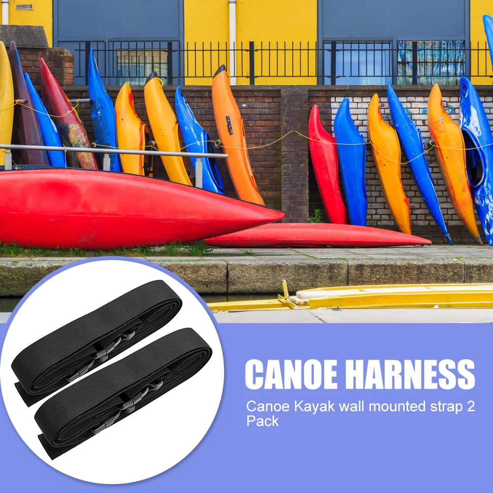 

2x Adjustable Luggage Band Fixing Belt Kayak Canoe Boat Rope Ties Down Strap Down Strap Strong Ratchet Belts