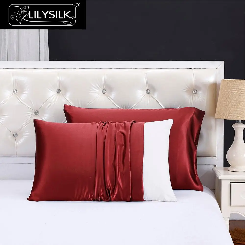 Наволочка шелковая 40x60см 50x70см 100% натуральный шелк Малбери 22 Momme Lilysilk Бесплатная