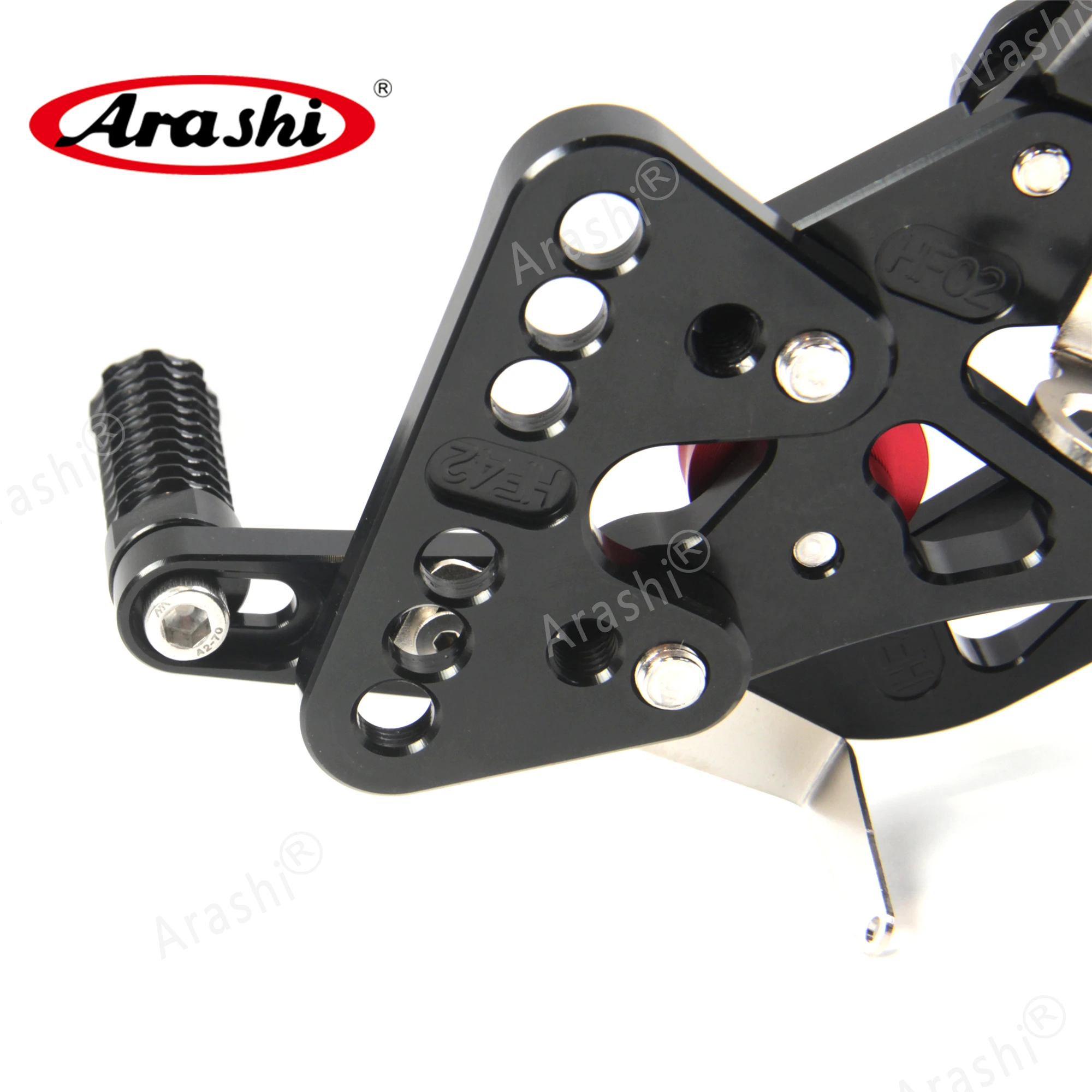 

US Stock CNC Adjustable Rearset For SUZUKI GSXR1000 2005 2006 Footrests Foot Pegs Pedal Footrest GSX-R GSXR 1000 GSX1000R K5 K6