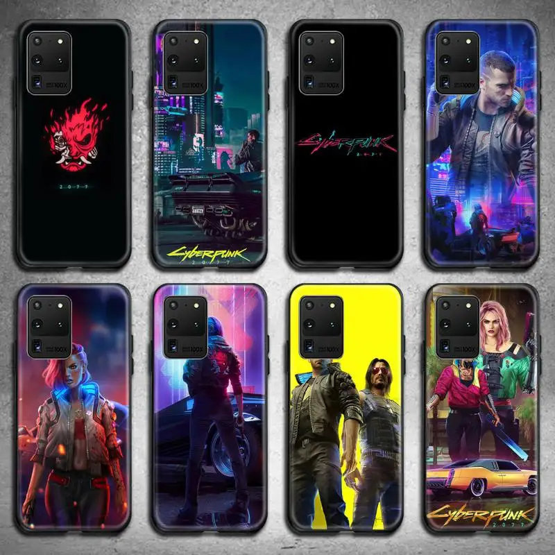 

Hot Games Cyberpunks Phone Case For Samsung Galaxy S21 Plus Ultra S20 FE M11 S8 S9 plus S10 5G lite 2020