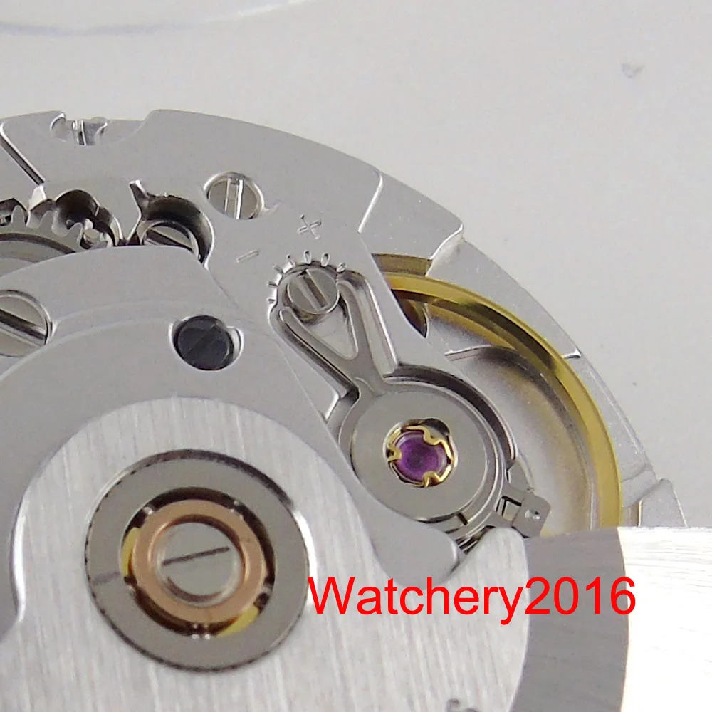 BLIGER Automatic Watch Movement Clone ETA2824 Frequencey White Date Wheel 25.6mm*4.6mm 25 Jewels PT5000 28800 | Наручные часы