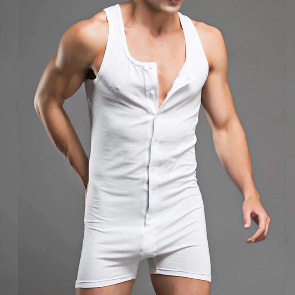 Для мужчин Пижама комбинезон шорты комбинезоны удобная домашняя одежда для