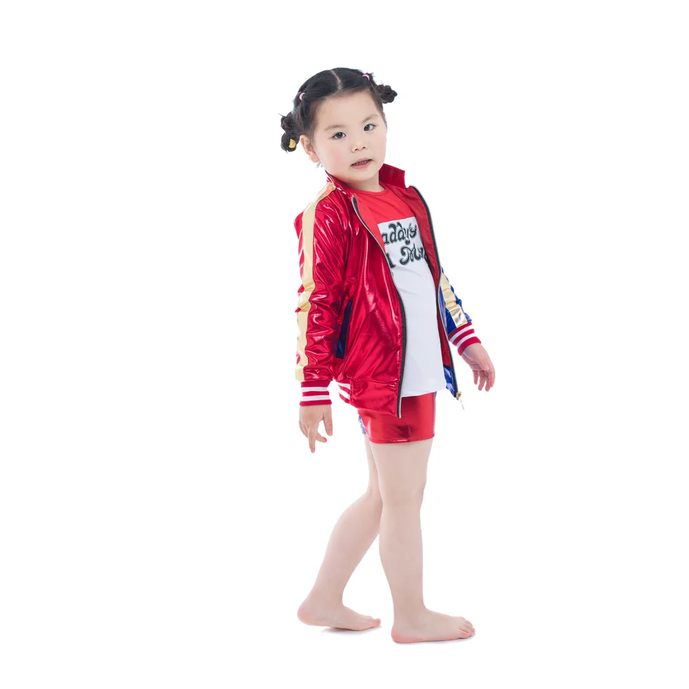 Костюм для косплея самоубийц футболка жакет штаны браслет пояс ожерелье