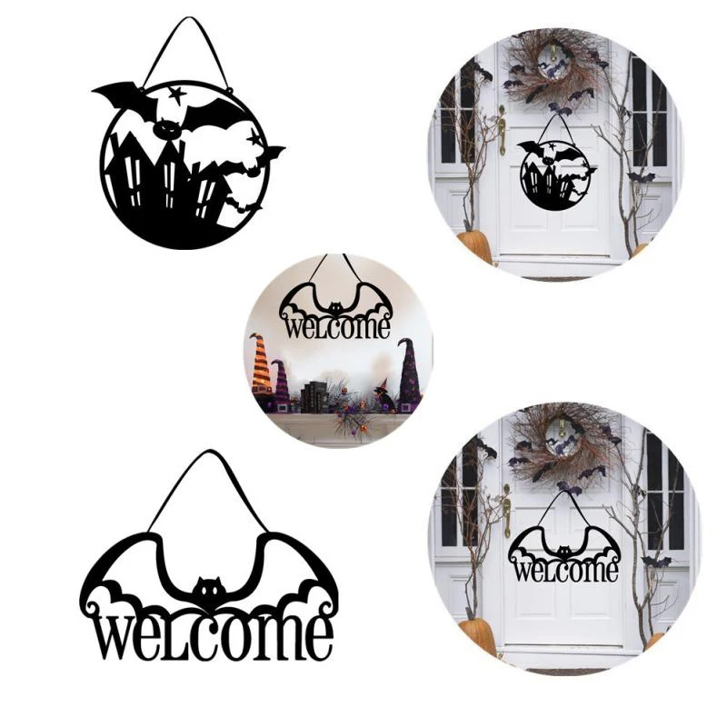 

Halloween Hanging Spider Door Hanging Spooky Wall Decoration Home Party Supplies Horror Spider Bat DIY
