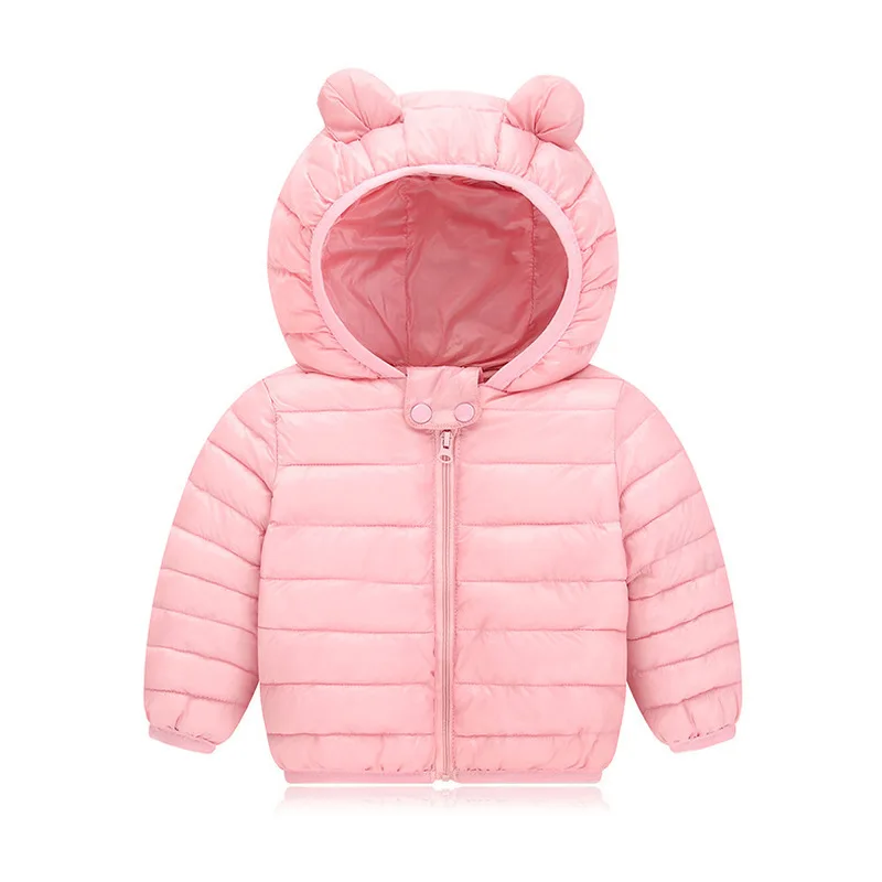 Waiwaibear/новые зимние пальто для малышей пуховое хлопковое пальто, куртка одежда для малышей пуховая куртка с капюшоном для малышей, одежда для мальчиков и девочек