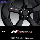 4 шт., наклейки на автомобильные колеса для Hyundai Creta Azera Eon Kauai i10 i20 i30 i40 ix35 Veloster