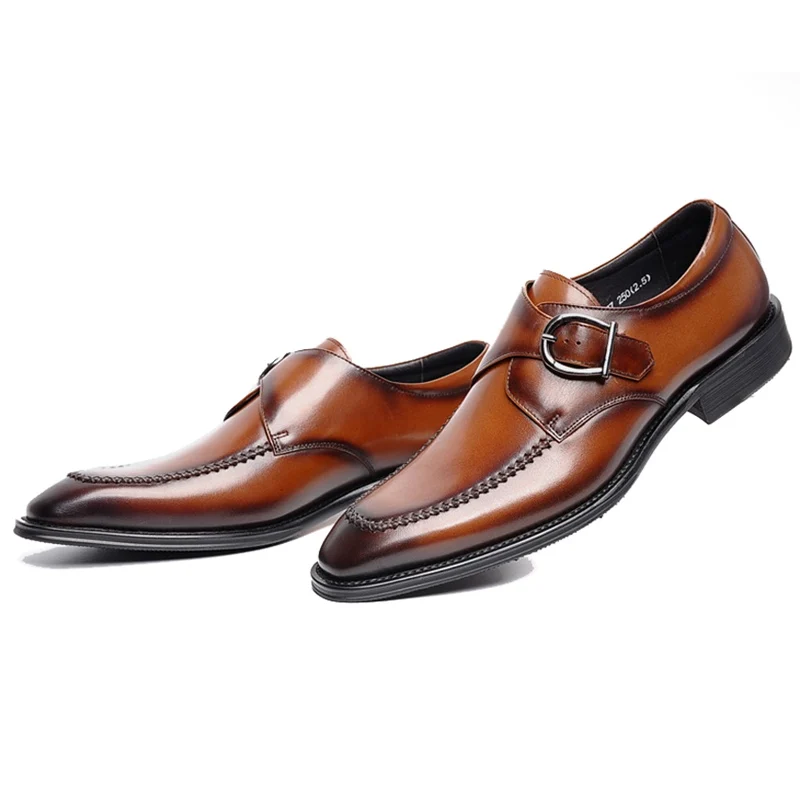 

Винтажные мужские кошельки из натуральной кожи на ремешке Туфли-оксфорды квадратный носок Мужская Свадебная вечеринка туфли без каблуков ...