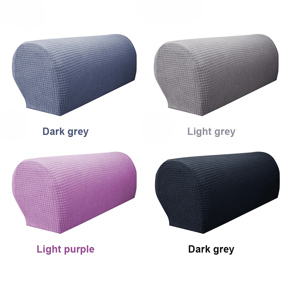 

2pcs/Set Removable Arm Stretch Sofa Couch Chair Protector Armchair Covers Armrest Sofa Cover Solid Couch Cover Arm Protector