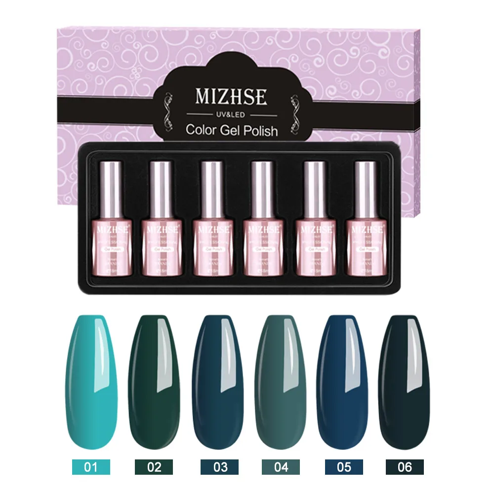 P17 MIZHSE, 18 мл, Гель-лак, Гель-лак, УФ-гель, светодиодный, лампа, Гель-лак, дизайн ногтей, 6 шт. в наборе, горячая Распродажа, лак, смола, цвет, грунтовка - Цвет: P17
