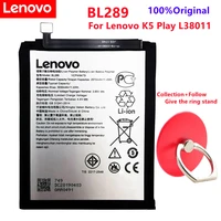 100 original new bl289 for lenovo k5 play l38011 3030mah battery high quality battery collectionfollow give the ring stand