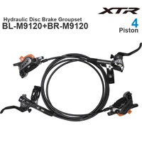 shimano xtr m9120 hydraulic disc brake groupset include bl m9120 and br m9120 4piston assembled 900mm 1600mm original parts