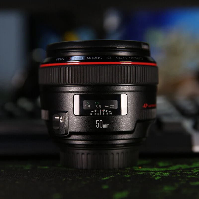 Бывший в употреблении Canon EF 50 мм f/1.2L USM SLR объектив цифровой камеры|Объективы для