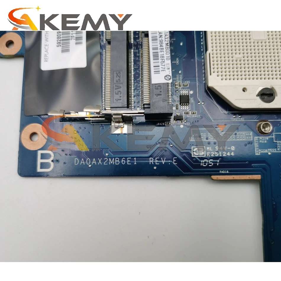 

592809-001 592809-501 For HP Pavilion CQ42 CQ56 Laptop Motherboard DA0AX2MB6E1 AMD DDR3 Notebook Mainboard