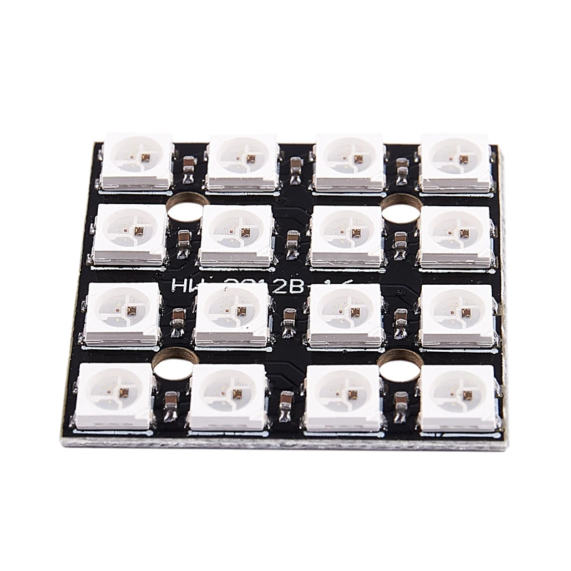 WS2812B 16 бит 4*4 Full Цвет 5050 RGB светодиодный светильник Панель источник модуль для