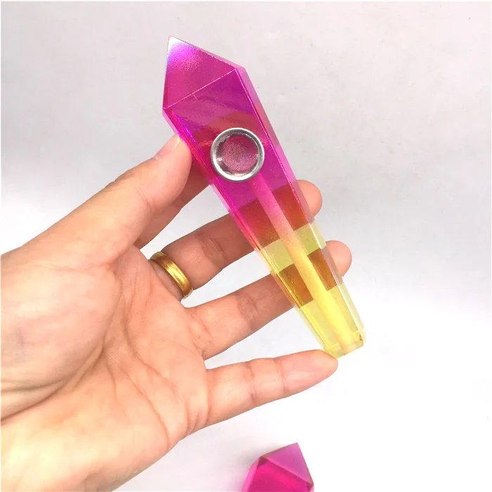 Прямая поставка оптовая продажа курительная трубка с натуральным кварцевым