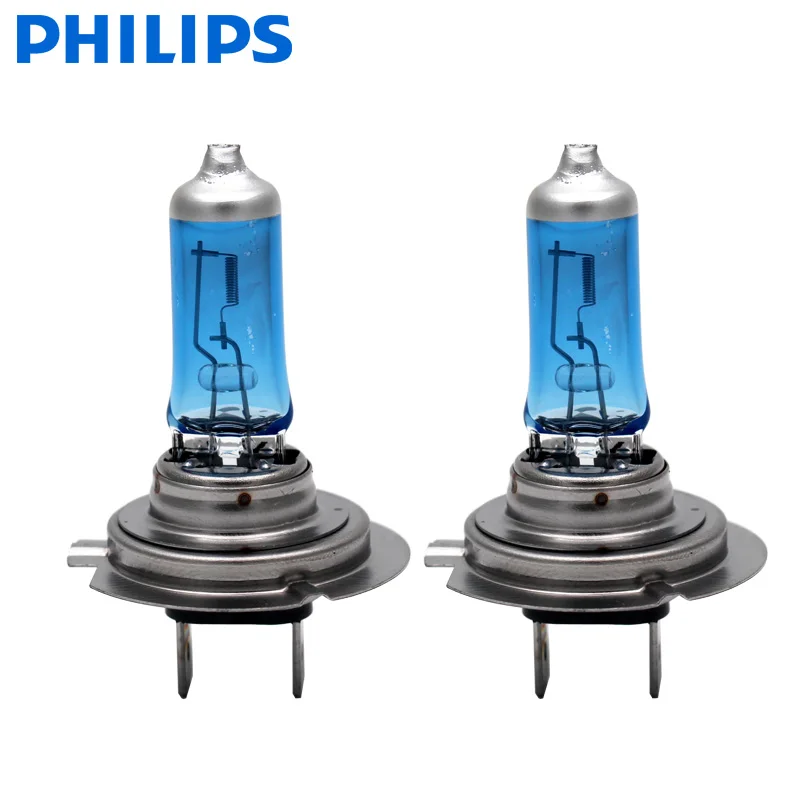 2 шт. автомобисветильник галогенные лампы Philips H7 12 В 55 Вт PX26d 4300K|Лампы для