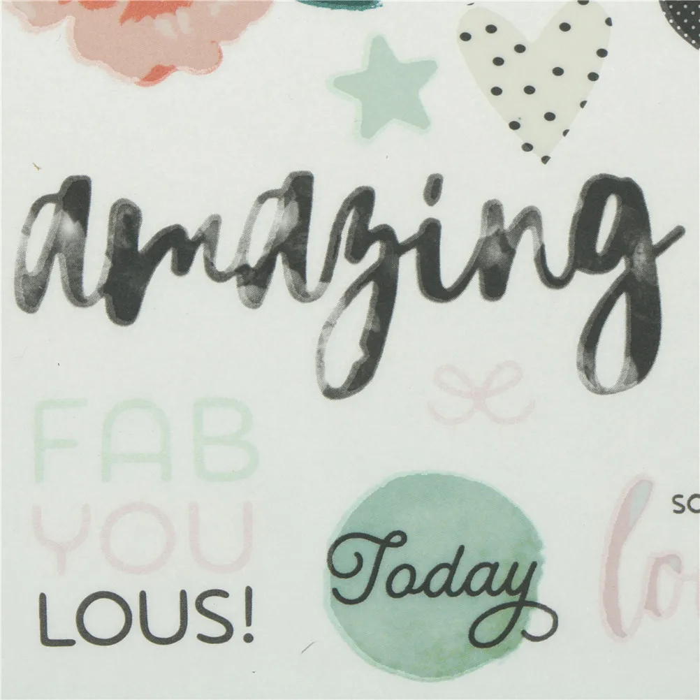 

Colorful LETTER Alphabet Die Cut Self-adhesive Stickers for Scrapbooking/Card Making/Journaling Project DIY Sticker