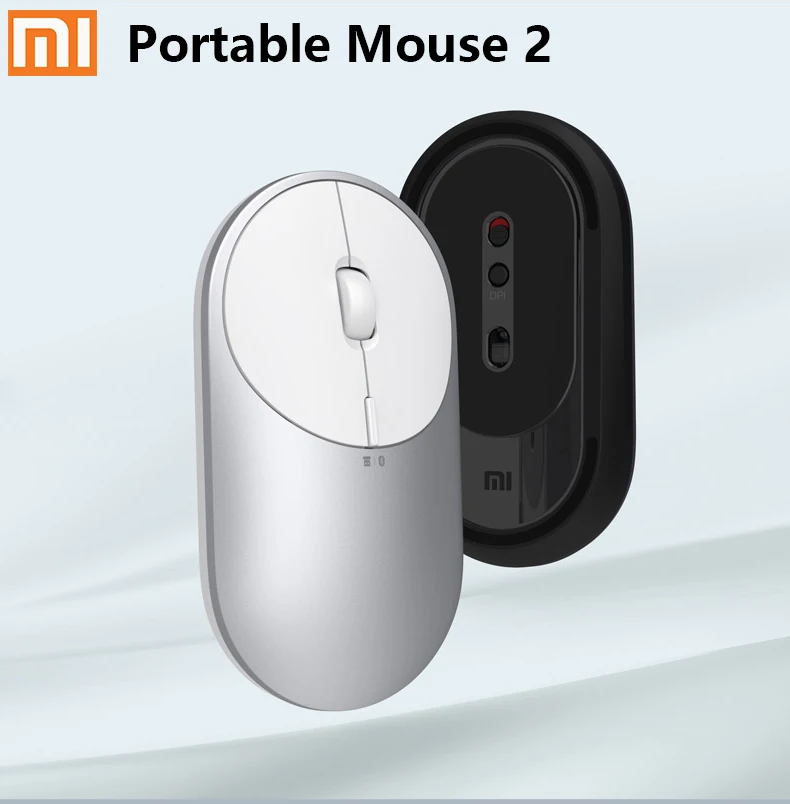 

Новейший xiao Mi портативная мышь 2 оптическая беспроводная Bluetooth 4,2 RF 2,4 ГГц 4000 точек/дюйм Регулируемый двойной режим подключения для портативн...