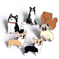 welsh corgi dog cat pins brooch for women pins hat brooches bag pendant badge decorated cute brooches fashion best friend gift