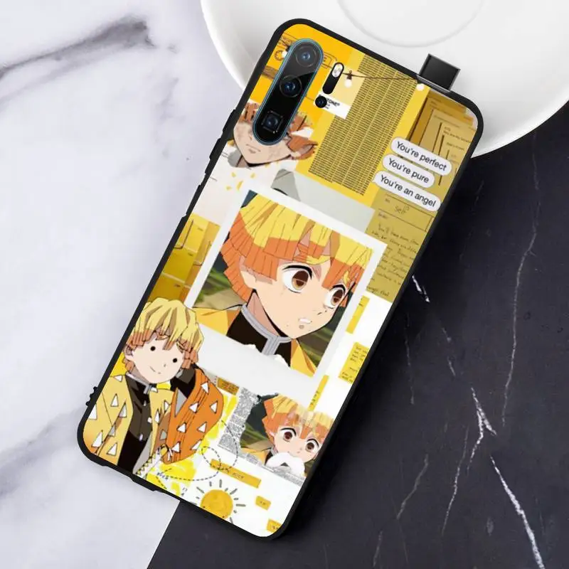 

Agatsuma Zenitsu Demon Slayer anime Phone Case For Huawei honor Mate P 10 20 30 40 Pro 10i 9 10 20 8 x Lite