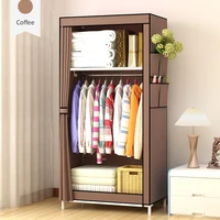 150 cm wardrobe clothes multifunctional non woven storage cabinet storage box diy dustproof bracket household furniture