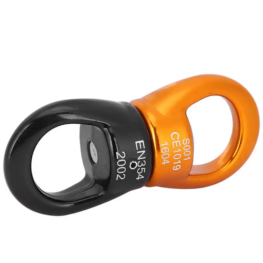 30kn Rock Climbing Swing Swivel Aluminum Triangular Rope Connector 360 Degree Rotation Hammock Yoga | Спорт и развлечения
