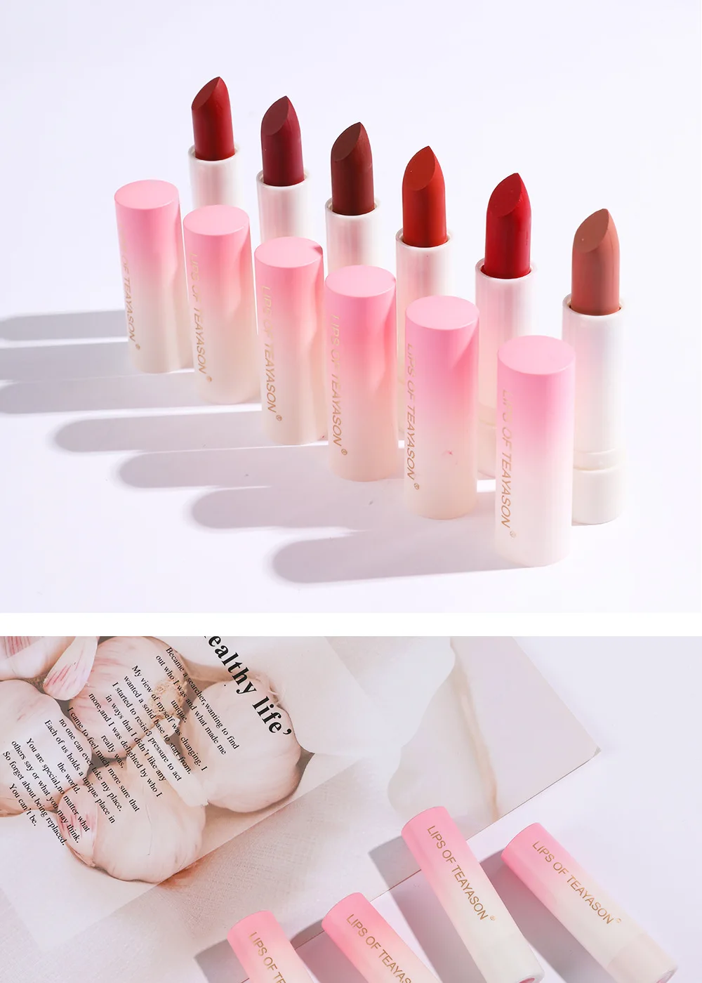 

Cosmetics Female Makeup Hygienic Red Bean Sand Mist Retro Honey Peach Velvet Matte Lipstick Long Lasting Plumping High -Quality
