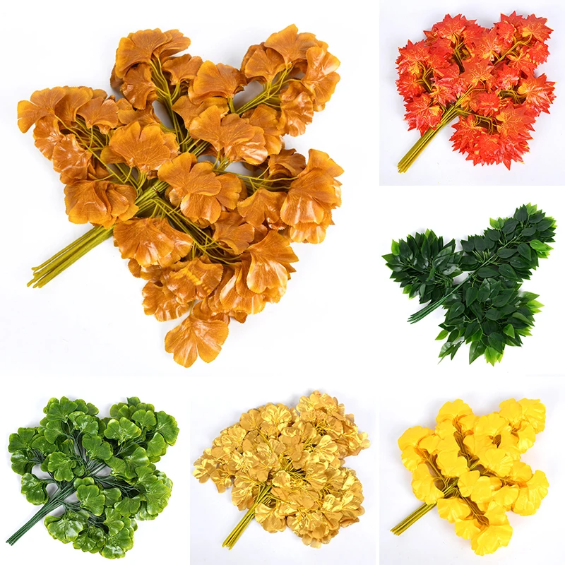 Осеннее украшение искусственные растения кленовые листья свадебное для дома