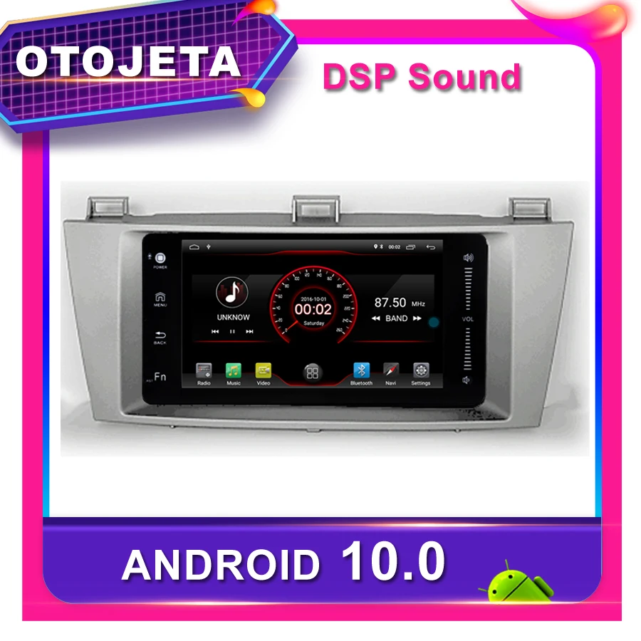 Мультимедийная лента для Toyota solara Camry магнитола с dvd плеером GPS Навигатором android 10 0