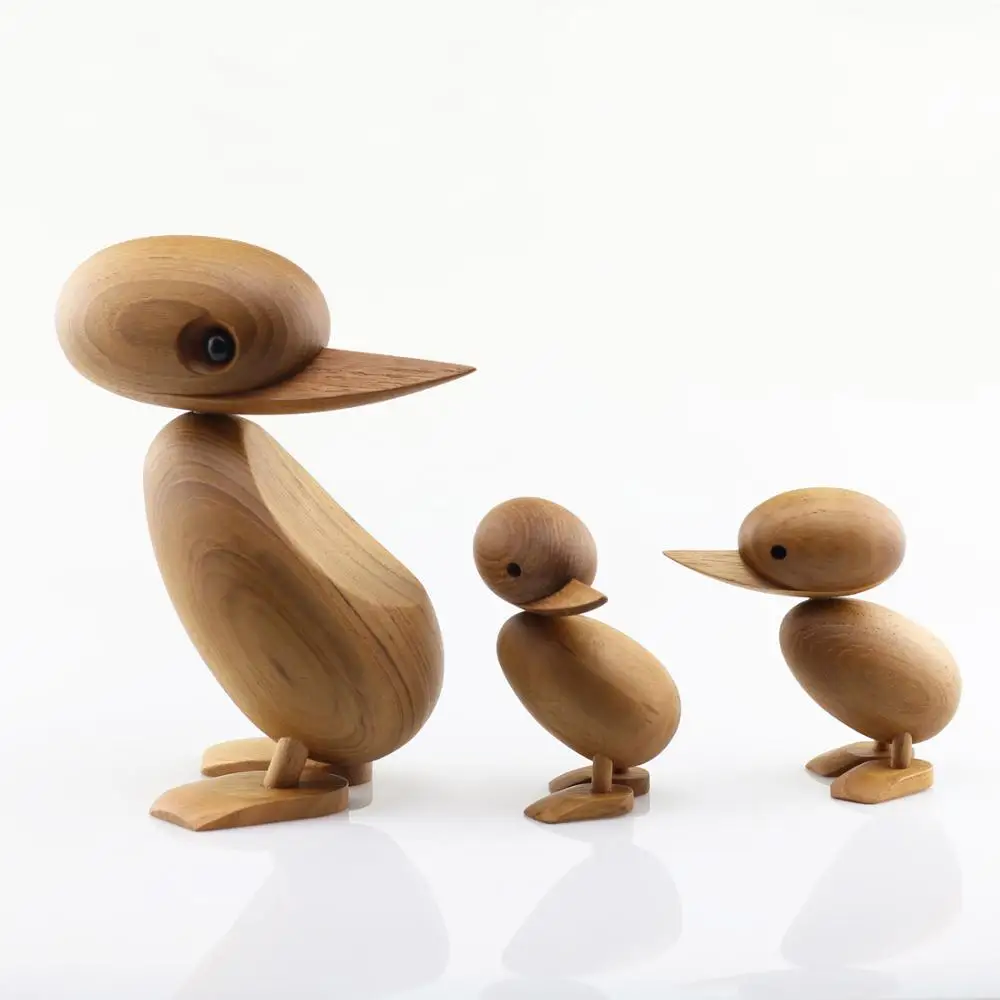 Знаменитые деревянные фигурки уток домашний декор поделки украшение для комнаты
