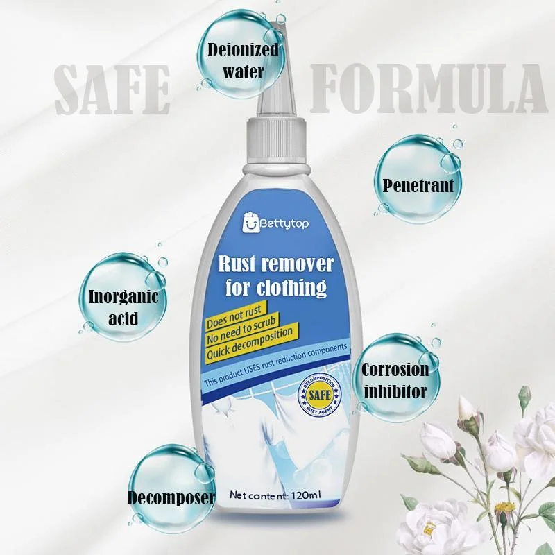

1PC Rust Remover For Clothing , Clothing Rust Stain Yellow Remover Rust Remover Home Cleaning Tool 120ml Dropshipping