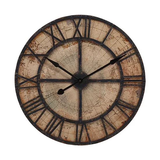 

Space Oval Real Glass 36 cm Wall Clock Muyika