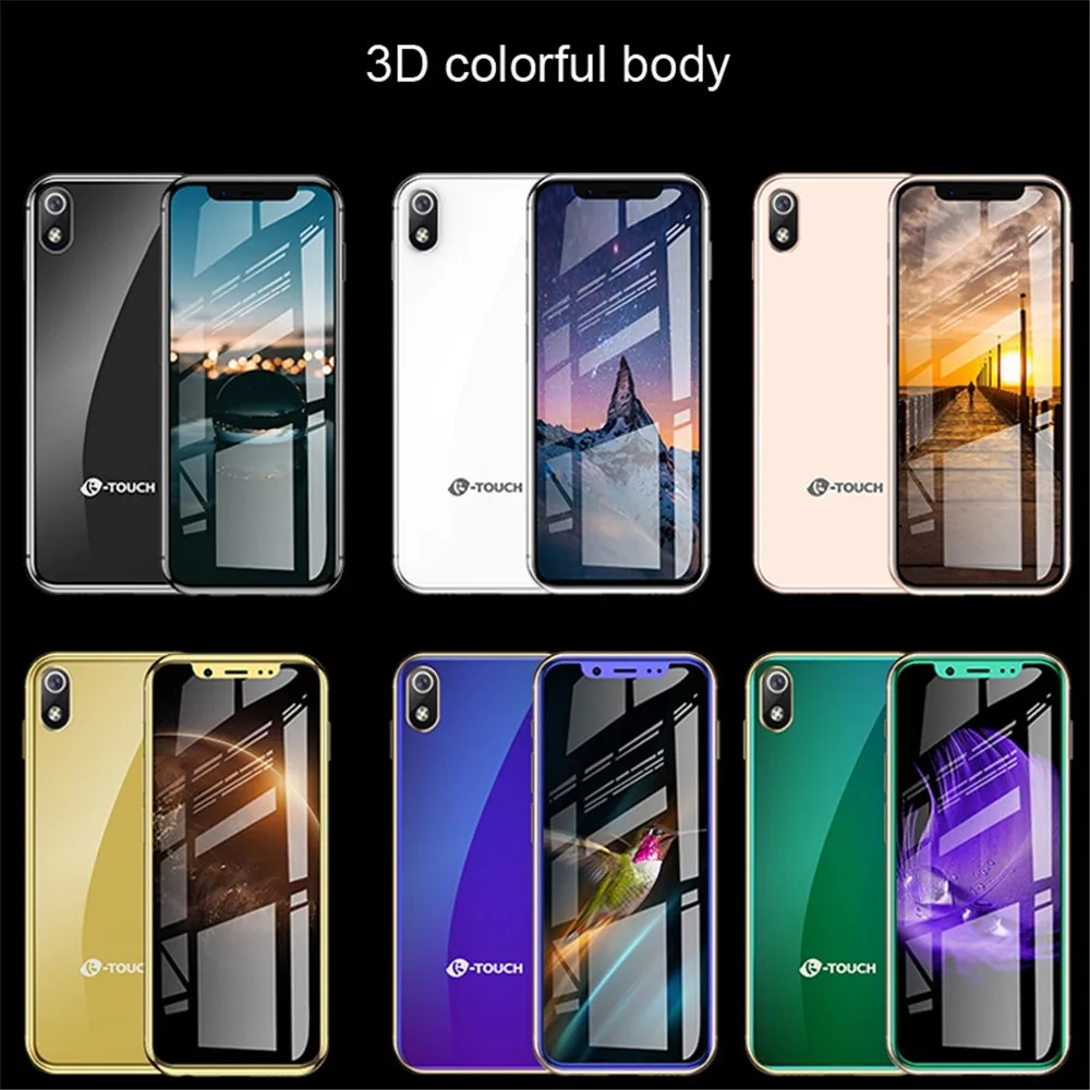 K-TOUCH I9 супер мини мобильный телефон 3 ГБ 32 ГБ Celular 2000 мАч Android 8,1 смартфон разблокировка лица gps wifi 2 Гб 16 Гб мобильный телефон