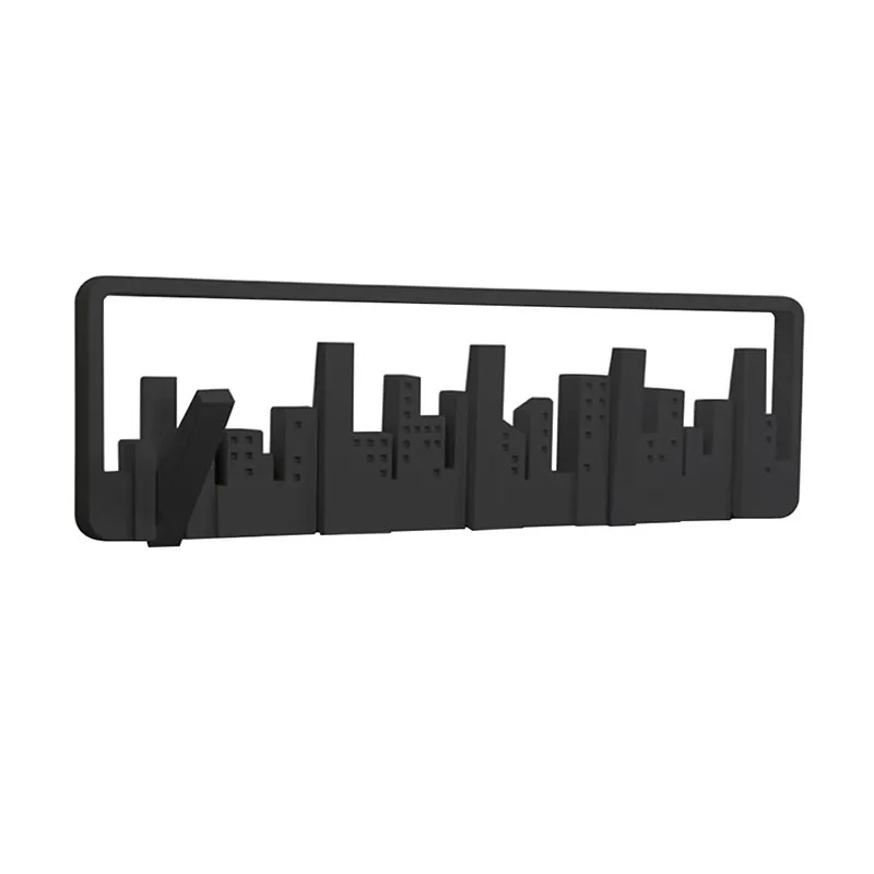 

Living Room Bedroom Decorative Wall Mount Clothes Hooks Home Multifunction Hook Sturdy Storage Coat Hanger Durable Piano Style