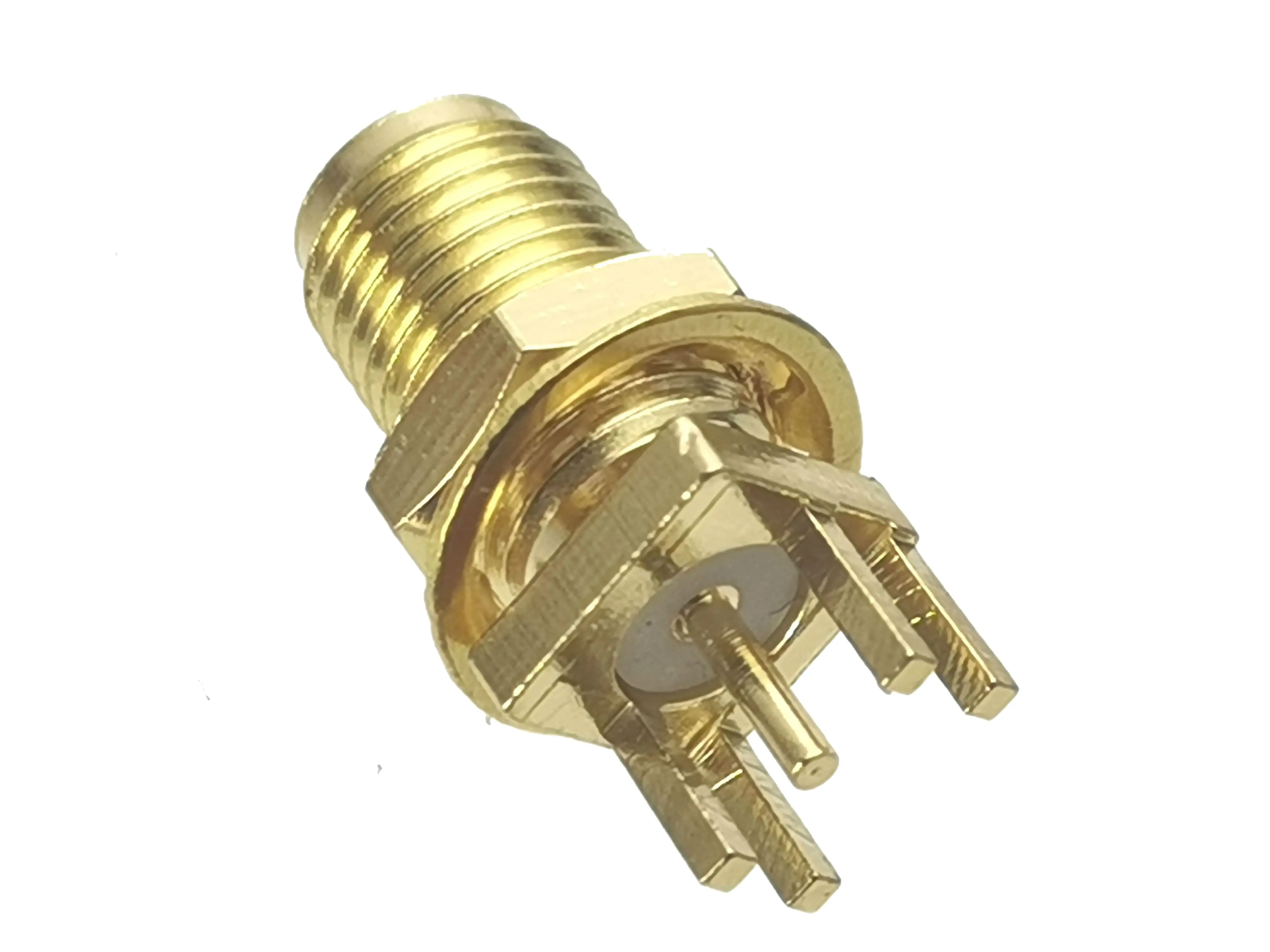 10 шт. разъем SMA гнездо гайка с выпуклой головкой припой зажим для печатной платы