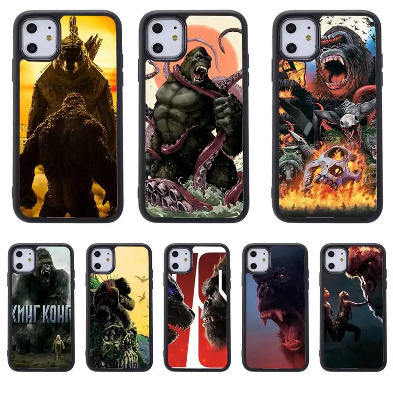 

King Kong Phone Case for iphone 11 12 pro se 20 max xr xs x 7 8 6s plus mini Fundas Coque cover PC&TPU