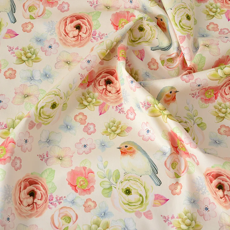 

Fabric Pure Cotton Digital Cotton Material All Cotton Fabric Baby Clothing