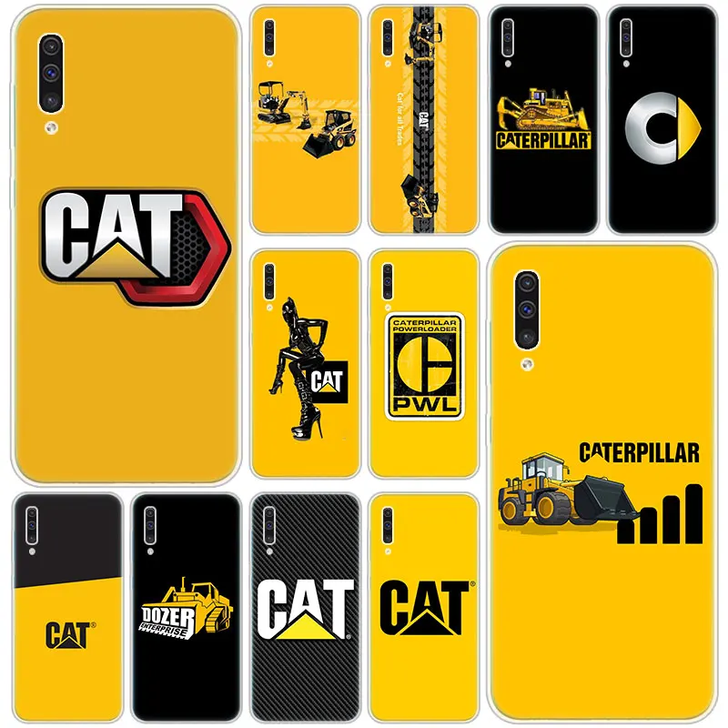 Силиконовый чехол с логотипом Caterpillar DOZER для Samsung Galaxy A90 5G A80 A70 A60 A50 A40 A30 A20 A10 S A10E A20E