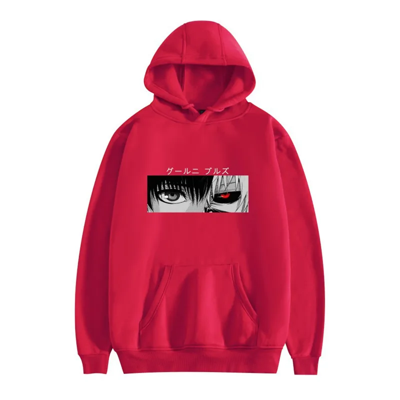 

Tokyo Ghoul Kaneki Ken Eyes Hoodies Japan Anime Print Pullovers Women Hoodie Loose Hip Hop Sweatshirt Punk Streetwear Harajuku